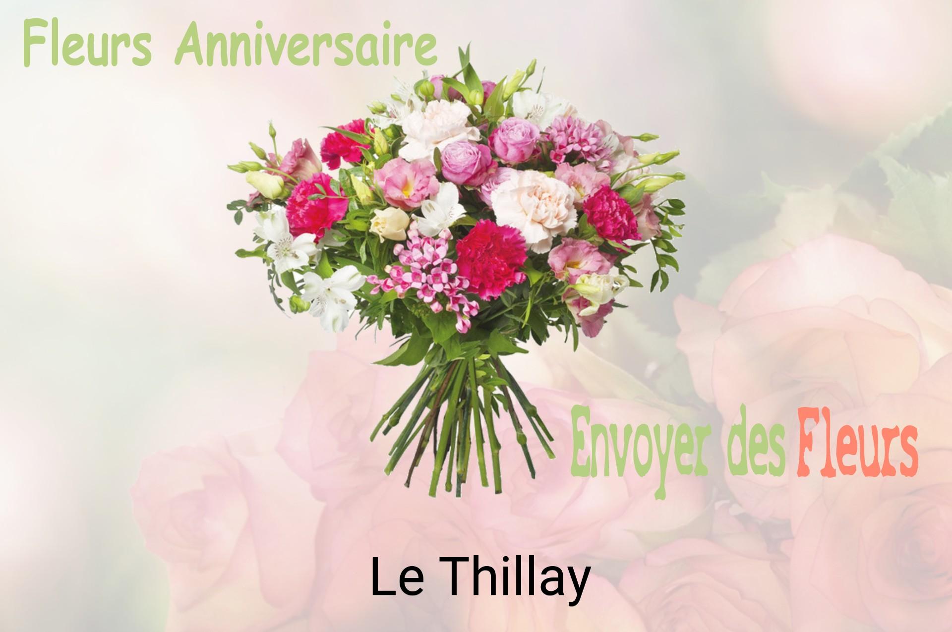 Bouquet de fleurs d’anniversaire livré à Le Thillay